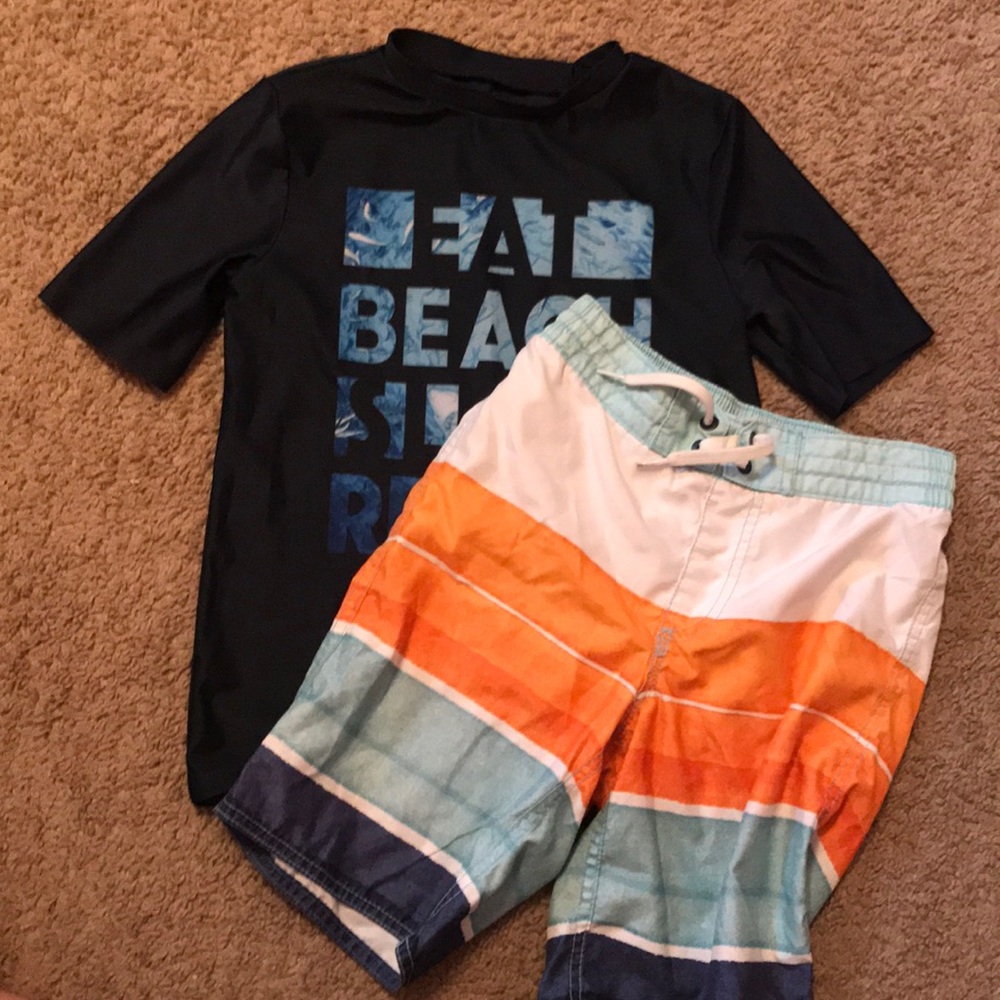 Boys size 8 Swim Set Old Navy